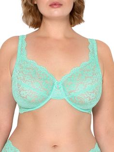 PRICES MAY VARY. The Smart&Sexy Signature Lace Unlined Underwire Bra has the weightlessness of a bralette but gives you a natural boost of an underwire. This full coverage bra has stretch lace cups to help keep you secure. This bra does not have any lining under the lace and is a sheer unlined bra. Encased underwire anchors the unlined lace bra to provide a natural lift without bulky padding. Adjustable straps vary in width depending on bra size for support and comfort. Scalloped lace neckline a Best Bras, Comfy Bra, Minimiser Bra, Ballet Fashion, Ballet Beautiful, Unlined Bra, New Bra, Comfortable Bras, Full Coverage Bra