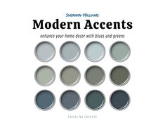 modern accents enhance your home decor with blues and greens by sheryln - williams