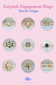 Feeling florals in music festival season and the flower-picking vibe? You'll love our fantastical flower rings that will dress to impress at your next Bridgerton Tea Party! Drop into our flower garden dream world where diamonds are petals and flowers are grown in solid gold. 
Find your perfect flower engagement ring, or stand out with these gems for any occasion. 

#womensjewelry 
Diamond Rings | Gemstone Rings Floral Engagement Rings, Rings Gemstone