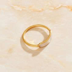 Parisa Ring Cali Tiger Simple Ring, Hypoallergenic Jewelry, Gold Marble, Letter Necklace, New Release, Silver Pieces, Rings Simple, Ring Gold, Stacking Rings