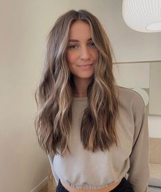 Neutral Brown Blonde Balayage, Light Brown Hair Low Maintenance, Dirty Blonde Ashy Hair, Brunette Hair With Face Framing Highlights, Soft Bronde Haircolor, Light Brown Hair With Deminsions, Fall Brunette Hair Color Balayage, Soft Brunette Hair, Teasy Lights Brunette