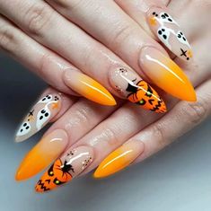 Spooky Halloween Nails – Queencloth Halloween Press On Nails, Nail Art Supplies