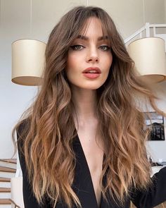 Trendy Haircuts, Long Wavy Hair, Haircuts For Long Hair, Long Hair Cuts, Cortes De Cabello, Aesthetic Hair