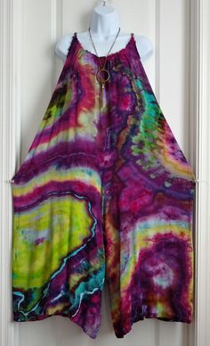 Small Wide Leg Jumpsuit, Geode Tie Dye Sleeveless Rayon Jumpsuits And Rompers For Beach, Sleeveless Rayon Jumpsuit For Beach, Sleeveless Rayon Jumpsuit For The Beach, Summer Beach Rayon Jumpsuits And Rompers, Summer Beach Jumpsuits And Rompers In Rayon, Purple Jumpsuits And Rompers For Summer Beach, Wide Leg Maxi Dress For Beach In Summer, Purple Jumpsuits And Rompers For Beach In Summer, Beach Multicolor Maxi Jumpsuits And Rompers