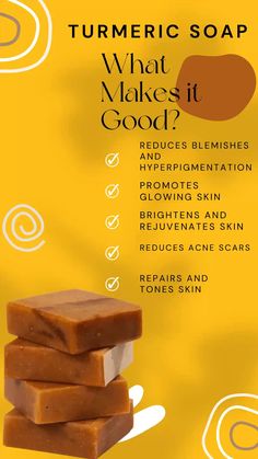 Elevate your skincare ritual with our extraordinary Turmeric Face and Body Soap infused with Vitamin C and Collagen! Unleash the power of natural ingredients to revitalize and nourish your skin, leaving it glowing with radiance. This soap is a blend of turmeric's soothing properties, Vitamin C's brightening touch, and collagen's firming benefits. #SkincareEssentials #TurmericBeauty #NaturalGlow #AD Photo: ArabelsNature Turmeric Face Soap, Soap Ads, Face Soap Bar, Vitamin C Retinol, Natural Hand Soap, Oils For Scars, Glow Products