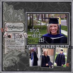 a collage of photos with graduation caps and gowns