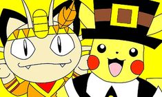 two cartoon characters dressed in costumes and hats, one is smiling at the camera while the other has his hand on his hip