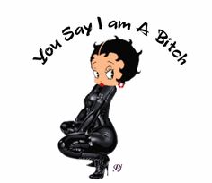 Betty Boop Images, Betty Boop Gif, The Real Betty Boop, Biker Betty Boop, Betty Boop Tattoos, Betty Boop Purses, Betty Boop Classic, Betty Boop Quotes, Black Betty Boop