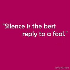 a quote that reads,'science is the best reply to a fool '