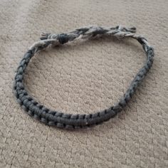 The Bracelet Is Brand New And In Excellent Condition. No Rips, No Torns, No Stains. Handmade Gray Bracelets For Everyday, Everyday Handmade Gray Bracelets, Adjustable Gray Bohemian Bracelets, Adjustable Bohemian Gray Bracelet, Handmade Adjustable Rustic Braided Bracelets, Handmade Casual Gray Bracelets, Handmade Casual Gray Bracelet, Casual Handmade Gray Bracelets, Casual Gray Handmade Bracelet