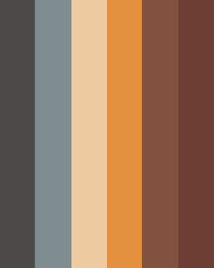 an orange and brown color scheme with white, gray, and yellow colors in the background