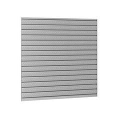 the side view of a metal wall panel with wavy lines on it and a white background