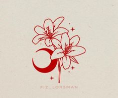 the logo for fiz lorsman is shown in red