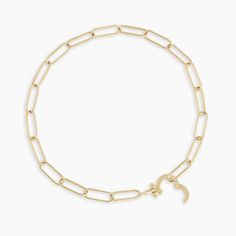 Like your favorite white tee, a solid gold chain link bracelet is a wardrobe staple. Inspired by our best-selling Parker Bracelet, this 14k gold chain bracelet is versatile enough for everyday wear. We particularly love this bracelet stacked in between diamonds and other solid gold favorites. Love a matching moment? Wear your 14k Gold Parker Bracelet with your 14k Gold Parker Necklace. Product Details 14k solid gold Total length available in 6.5" and 7.25" Links measure 3.5 mm by 10 mm 7.5 mm hi 14k Gold Filled Fine Jewelry For Everyday Elegance, Gold Plated Stackable Hoop Jewelry, Stackable Hoop Jewelry As A Gift, Stackable Hoop Jewelry For Gifts, Fine Jewelry Stackable Hoop, 14k Gold Hoop Jewelry With Adjustable Chain, Fine Jewelry Stackable Hoop Earrings, 14k Gold Filled Cable Chain Jewelry, Stackable Yellow Gold Hoop Jewelry