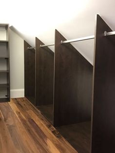 the closets are empty and ready to be put into use in the new apartment