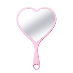 Heart Shaped Handheld Mirror (1 unit) Face Tools, Hair Care Tools, Handheld Mirror, Skin Care Cleanser, Beauty Creations, Love Shape, Novelty Toys, Anklet Jewelry, Shoe Charms