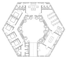 the floor plan for an office building