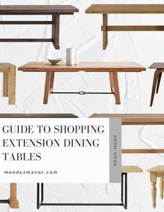 the guide to shopping for extension dining tables