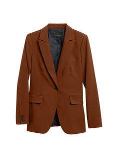 Sculpted Cropped Bootcut Pant | Banana Republic Factory Sleek Tailored Fall Suits, Sleek Fall Suits With Hidden Button Closure, Fitted Suits For Business Casual In Fall, Sleek Fall Office Suits, Elegant Fall Career Suits, Fall Slim Fit Blazer With Lapel Collar, Elegant Fitted Button-up Suits, Tailored Suit For Fall Office Wear, Structured Business Casual Suit For Fall