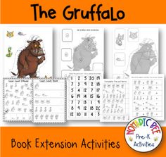 the grufflo book extension activities