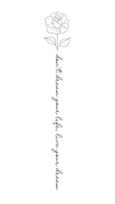 a drawing of a rose with the words be grateful written in cursive writing