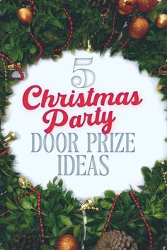 Holiday Family Games With Prizes, Christmas Games Prizes Ideas, Christmas Game Prize Ideas, Door Prize Games, Prize Games, Ideas For Christmas Party, Party Game Prizes, Christmas Gift Exchange Games, Christmas Party Planning