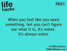 Water Quotes Funny, Drink Water Quotes, Water Quotes, Inspirerende Ord, Healthy Fit, Staying Healthy, Makeup Tricks