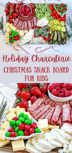 christmas snack board for kids to make