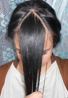 How To Cut Your Own Hair, How To Cut Bangs, Straight Ponytail, Fringe Bangs, Frontal Hairstyles, Fringe Hairstyles, Fluffy Hair, Hair Life, Straight Wig