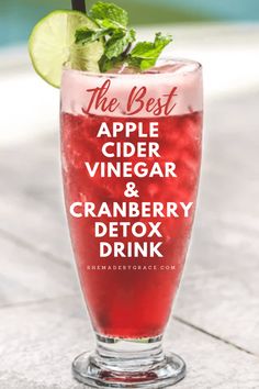 Cranberry Detox Drink, Cranberry Detox, Best Apple Cider Vinegar, Best Apple Cider, Natural Sleep Remedies, Natural Cold Remedies, Cold Home Remedies, Natural Cough Remedies, Cold Remedies