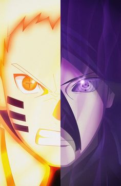 two anime characters with different colored eyes