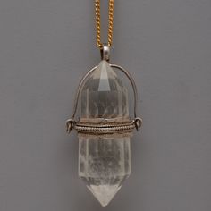 About our locket Experience the calming vibe of this finely crafted sterling silver Healing Crystal Pendant, which is embellished with a crystal. The gorgeous piece is a large yet elegant adornment, measuring 6 cm in height and 3 cm in breadth. It weighs 0.038 kg. The pendant perfectly captures the inherent beauty and calming properties of the crystal thanks to its expert craftsmanship and meticulous attention to detail. Its elegance and durability are enhanced by the sterling silver setting, wh Spiritual Quartz Pendant Jewelry, Bohemian Silver Quartz Jewelry, Artisan Sterling Silver Jewelry For Meditation, Spiritual Silver Quartz Jewelry, Sterling Silver Pendant Crystal Necklace For Meditation, Nickel-free Spiritual Quartz Jewelry, Crystal Locket, Chakra Heilung, Chakra Healing Crystals