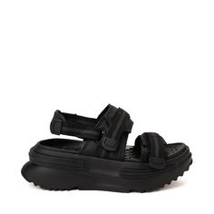 Converse Run Star Legacy Utility Strap CX Sandal - Black All Converse, Converse Sandals, Converse Run Star Legacy, Shoe Goals, Korean Life, Converse Run, Converse Run Star, New Street Style, New Converse