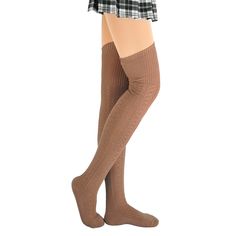 PRICES MAY VARY. MATERIAL: 80% Cotton/12% Nylon/8% spandex .Our knee high socks are made from soft and comfortable poly-cotton blends, which is breathable and comfortable. The boot socks have good elasticity and will not fall down. SIZE: Socks Leg Length: 29.5", Shoe size 6.5"-10.0".Boot length: approximately 21.5"- 37.5"These socks are real thigh highs! They are perfectly over the knee for women who's height is 5.1ft-5.7ft. PRODUCT UPGRADE：More widen the blend spandex on top of the thigh highs, Leg Warmer, Stockings Legs, Thigh Boot, Thigh High Socks, Socks For Women, Knee High Socks, Boot Socks, Socks And Hosiery, Leg Warmers