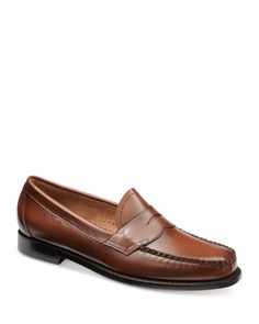 G.h.bass Men's Logan Slip On Weejun Penny Loafers - Regular Classic Fitted Loafers With Branded Insole, Classic Brown Fitted Loafers, Brown Fitted Classic Loafers, Classic Fitted Slip-on Dress Shoes, Bullmastiff Puppies For Sale, Bullmastiff Puppies, Penny Loafers Men, Loafers Online, Bull Mastiff