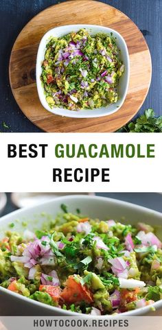 the best guacamole recipe is made with fresh ingredients