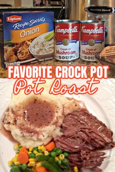 Favorite Pot Roast Made in the Crock Pot Roast Crockpot, Pot Roast Recipe, Crock Pots, Diy Easy Recipes, Recipes Beef, Crockpot Recipes Beef