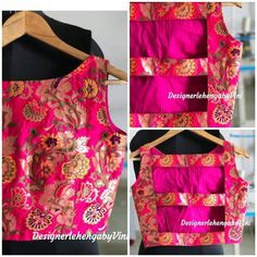 Custom made Blouse perfect for all festive and wedding occasions.Size-Custom made as per your size  so message us for the size chart.Style can be changed And sleeves can be added.Manufacturing time- 4-5 daysAll size available.Fabric details-Banarasi kimkhab brocadeColours can be Customized. Pink Padded Blouse Choli For Navratri, Pink Padded Blouse Choli For Festivals, Pink Choli With Padded Blouse For Festivals, Fitted Anarkali Blouse Piece In Pink, Fitted Anarkali Style Pink Top, Fitted Pink Choli With Padded Blouse, Festive Pink Padded Choli, Designer Wear Pink Choli With Self Design, Festive Pink Sets With Padded Blouse