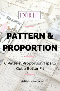 sewing pattern and proportion tips to get a better fit