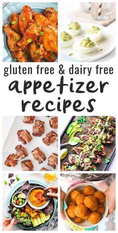 gluten free and dairy free appetizer recipes