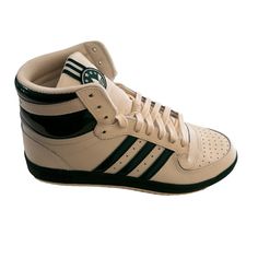 Adidas Top Ten Rb Men Size 9 White And Green Adidas High-top Synthetic Sneakers For Sports, Adidas Synthetic High-top Sneakers For Sports, Adidas Sporty High-top Sneakers With Rubber Sole, Adidas Sporty Leather Basketball Shoes, Sporty Adidas Leather Basketball Shoes, Adidas High-top Custom Synthetic Sneakers, Adidas High-top Sneakers With Cushioned Footbed, Adidas Sporty Basketball Shoes, Adidas Sporty High-top Sneakers With Laces