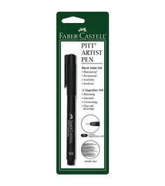 faber castel pitt artist pen black