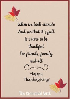 a thanksgiving card with the words happy thanksgiving