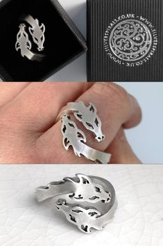 Two headed dragon ring! Custom made in recycled sterling silver to fit any finger! Two Headed Dragon, Dragon Ring, Silver Dragon, Recycled Sterling Silver, Statement Rings, Custom Made, Rings For Men, Etsy Uk, Things To Sell