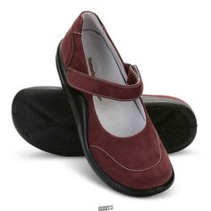 Womens The Lady's Cabernet Walk On Air Mary Janes Shoes Size 9 ALL OF OUR ITEMS SHIP FROM THE USA -- Some of our Pictures are from stock photos, so please read bullets below for what is included in this auction and any Special Notes for more details on the condition of the item.   Developed exclusively for On eBay Schlemmer, these are the nubuck leather Mary Janes that have over 1,000 air bubbles injected into the outsoles and insoles, allowing the feet to rest on a cushion of air. Following the Mary Janes Shoes, Mary Jane Shoes Flat, Hammacher Schlemmer, Jane Shoes, Leather Mary Janes, On Air, Mary Jane Shoes, Nubuck Leather, Shoe Size Chart