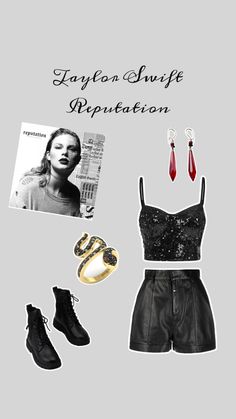 Taylor Swift, reputations outfit idea for the ￼Eras Tour #taylorswift #reputation #outfitinspo #erastour Reputation Outfits, 22nd Bday, Reputation Taylor Swift, Taylor Swift Reputation, Tour Outfits, Taylor Swift Outfits, Concert Outfits, Look Vintage, Eras Tour