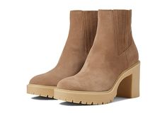 Fall Workwear Heeled Boots With Lug Sole, Modern Fall Platform Chelsea Boots, Modern Platform Chelsea Boots For Fall, Fall Heeled Boots With Lug Sole And Medium Width, Fall Medium Width Heeled Boots With Lug Sole, Suede Heeled Boots With Lug Sole, H2o Fashion, Dolce Vita Caster, Dolce Vita Boots