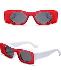 Ayaoch 35 Rectangle Thick Frame Fashion Sunglasses Funky Sunglasses Men Women summer spring 2023 outfits inspo fashion futuristic Sunglasses Unique, Funky Sunglasses, 2023 Outfits, Unique Sunglasses