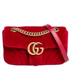 Gucci Marmont Bag Red Velvet Excellent Condition All Tags And Bag Cover Included Red Gucci Shoulder Bag, Red Gucci Shoulder Bag For Shopping, Luxury Red Gucci Bag, Red Gucci Evening Bag, Gucci Red Evening Bag, Gucci Red Shoulder Bag With Gold-tone Hardware, Red Gucci Shoulder Bag With Gold-tone Hardware, Red Velvet Color, Gucci Camera Bag