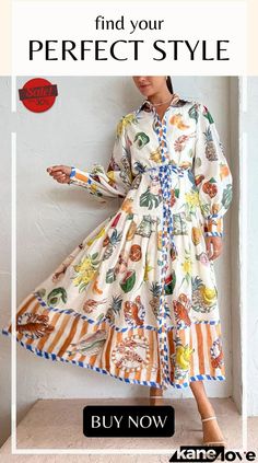 Hopeful Moments Tropical Fruit Print Balloon Sleeve Patchwork Shirt Midi Dress Shirt Midi Dress, Patchwork Shirt, Printed Balloons, Fruit Print, Dresses By Length, Midi Shirt Dress, Tropical Fruit, Elevate Your Style, Women's Fashion Dresses